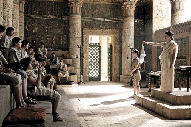 Hypatia aus Alexandria Szene