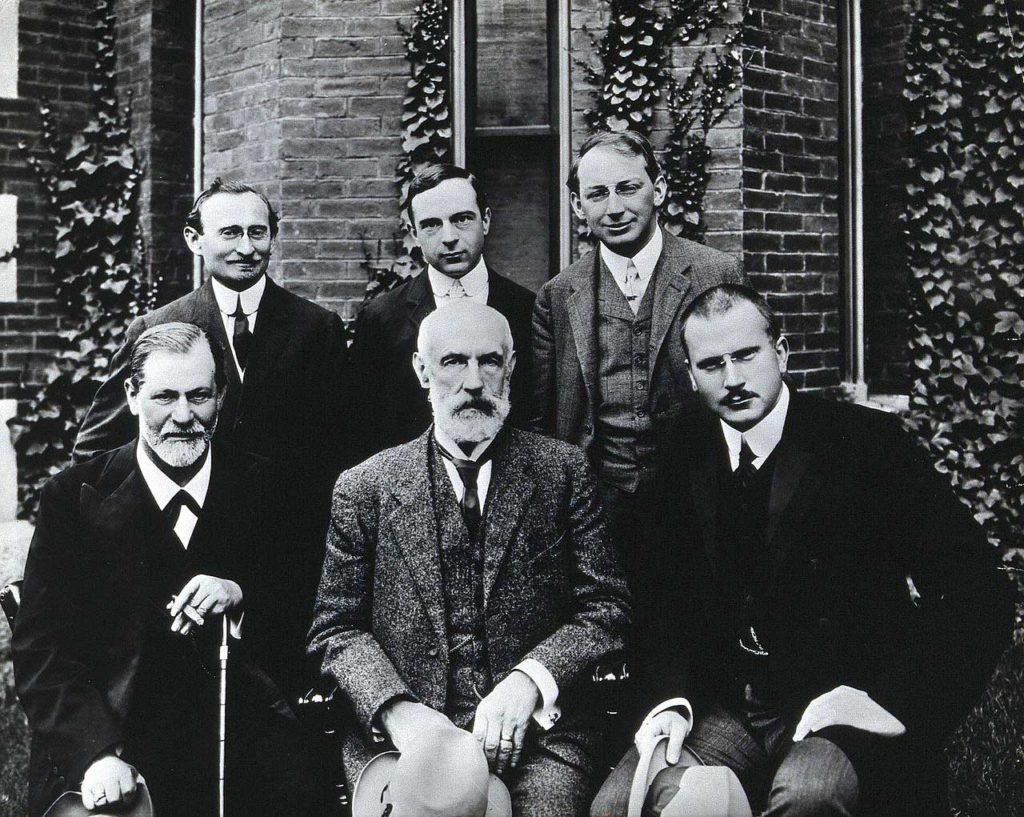 Sigmund Freud, Stanley Hall, Carl Gustav Jung, Abraham Arden Wellcome