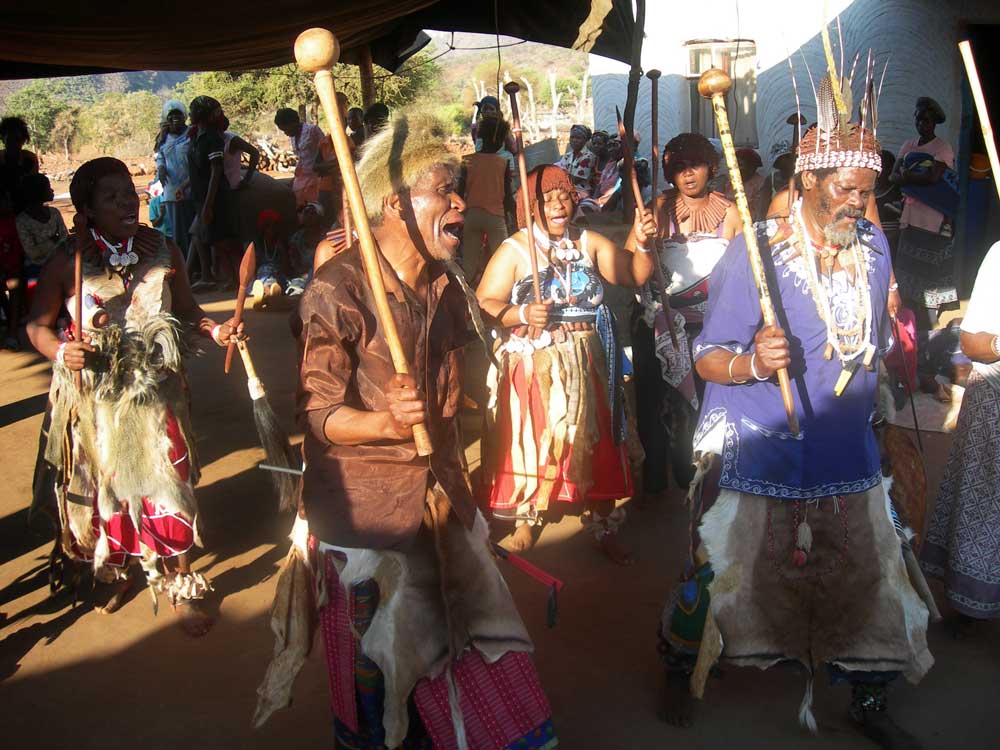 Die weiße Sangoma Initiation